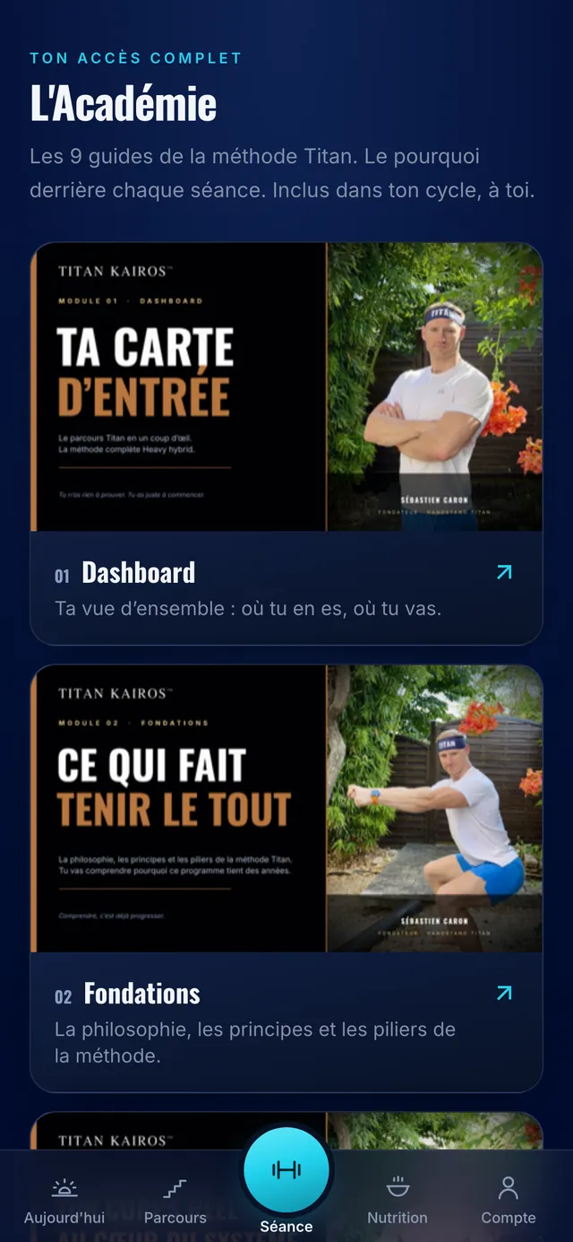 L’académie et ses guides
